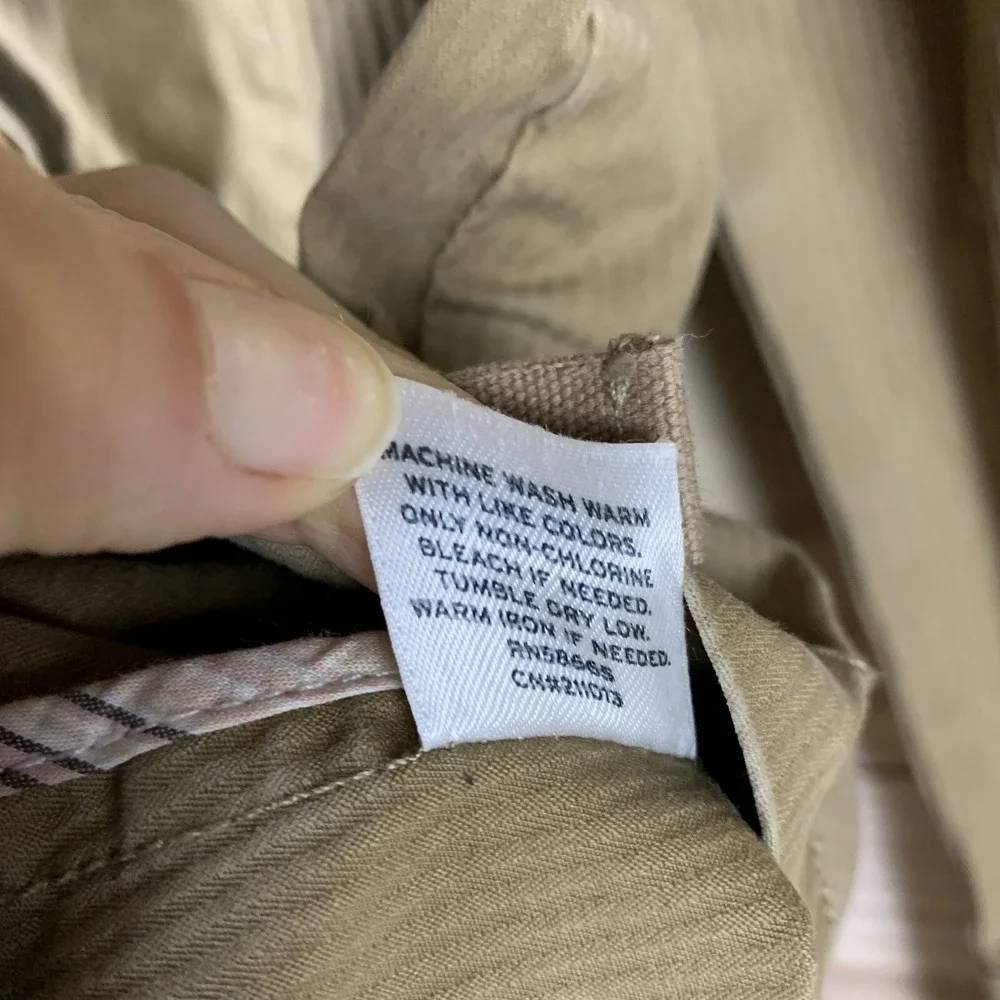 Caslon Jacket Women Medium Khaki Cargo Pockets 3/4‎ Sleeve Utility Safari